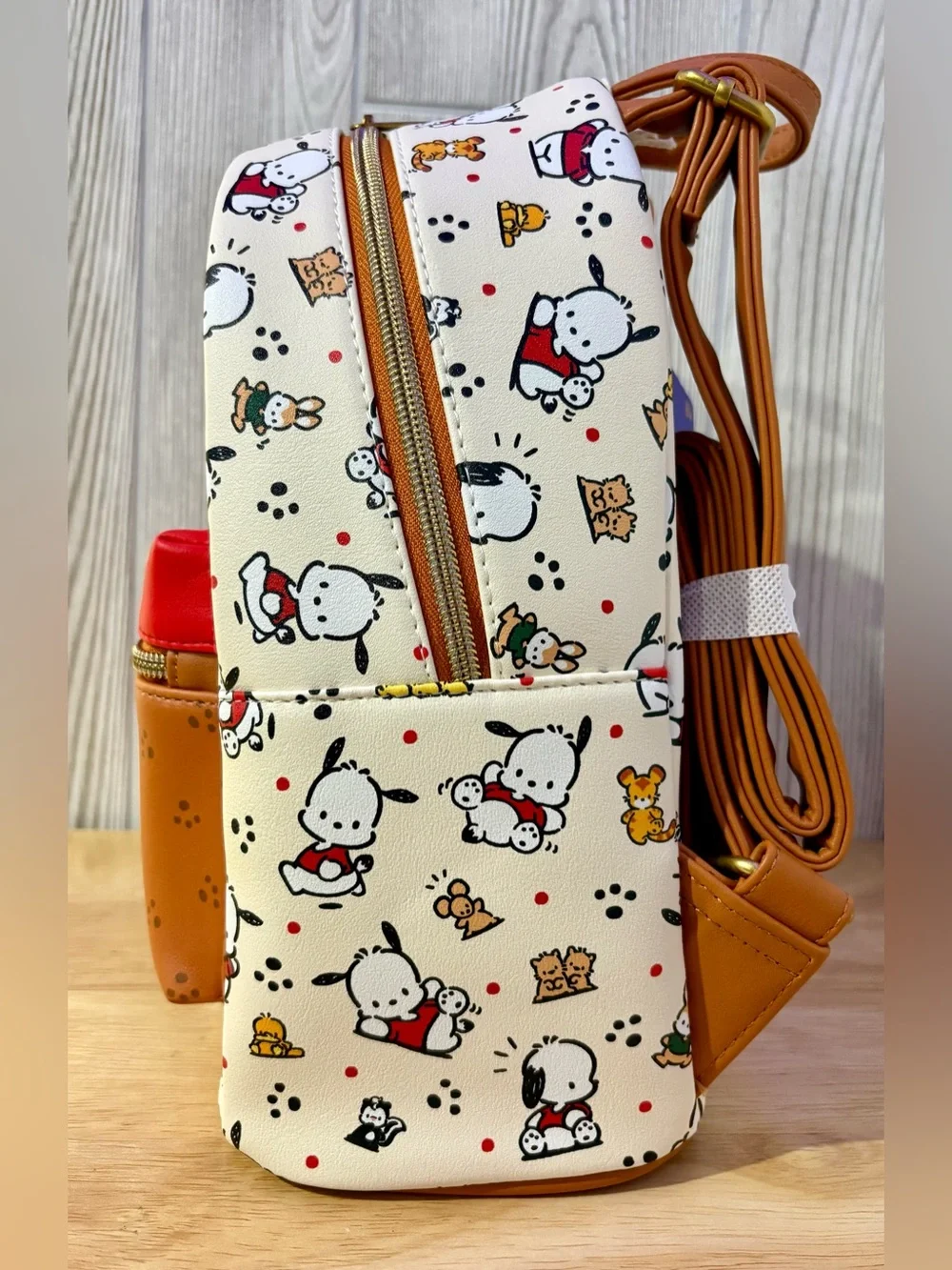 Loungefly Sanrio Pochacco All Over Print Mini Backpack NWT Cute Kawaii Bag